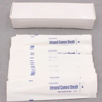 100pcsbox disposable intraoral camera sheath dental endoscope protective film sleeves dental lab dentista tools instrument