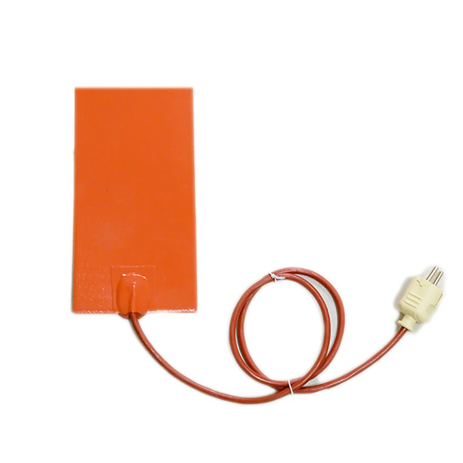 

10x20cm Oil pan heater 100v 220v 200W thermostat 70 celsius 3 meters cable Engine Crankcase Heating pad Car heater element