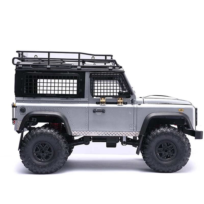 

for MN D90 D99S MN99S 1/12 RC Car Upgrade Parts Rear Side Metal Stereoscopic Window Mesh Protective Net Accessories
