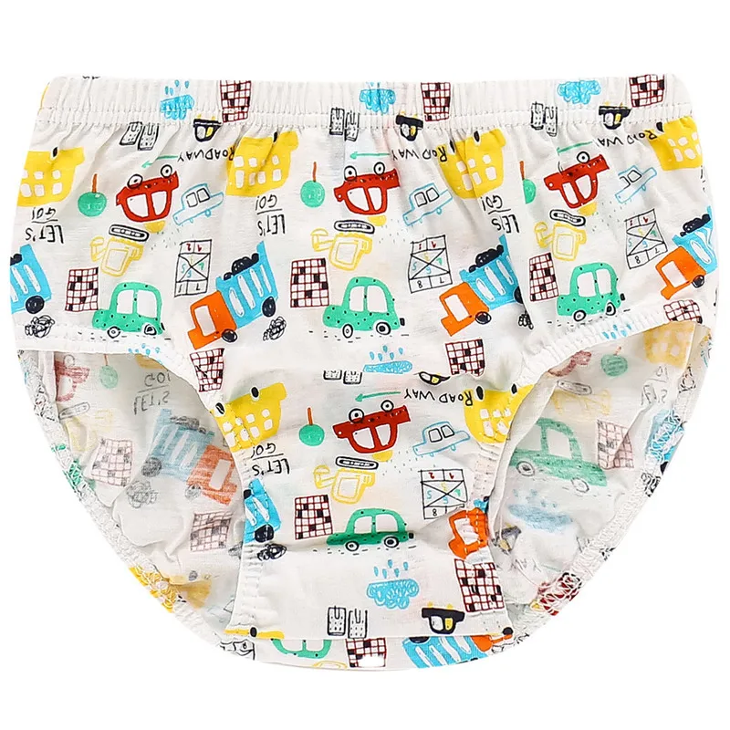 5 шт./комплект Детские хлопковые трусы на возраст от 3 до 12 лет | Мать и ребенок