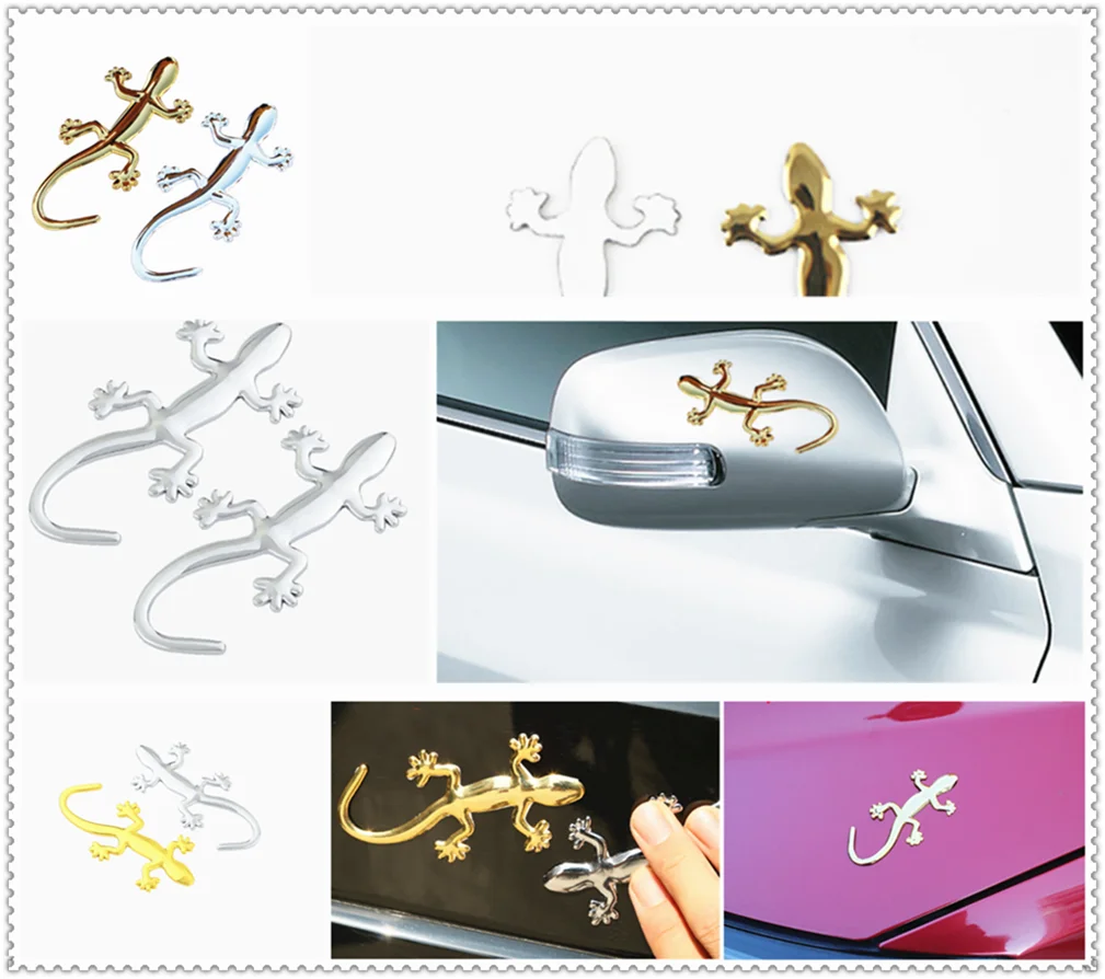 Автомобильные аксессуары индивидуальная Наклейка 3D ящерица геккон значок для Lexus LF FC GX C2 ES350 LFA NX|Наклейки на