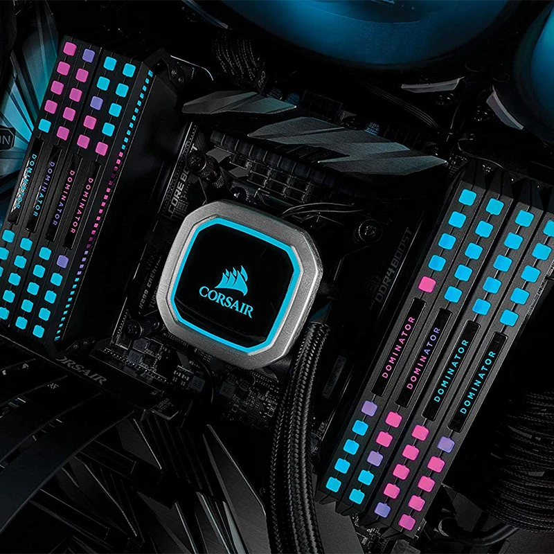 Светодиодный комплект памяти Corsair Dominator Platinum Airflow RGB Память RAM DDR4 2*8 ГБ D 3000 МГц 3200 3600