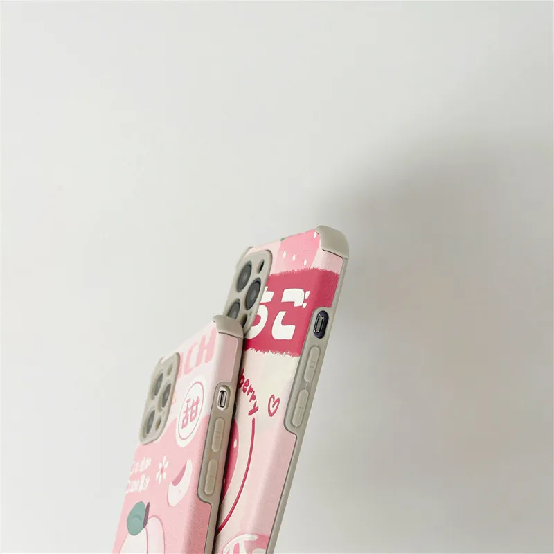 

Summer Fruit Peach Orange Phone Case for iphone 12 Pro Max 11 Pro Max X XS XR 7 8 Plus 12mini Case Soft IMD Silicon Back Cover