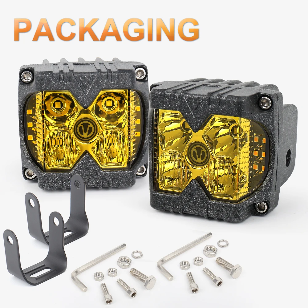 

2 светодиодный т., светодиодные лампы для стрельбы по бокам, 1 комплект