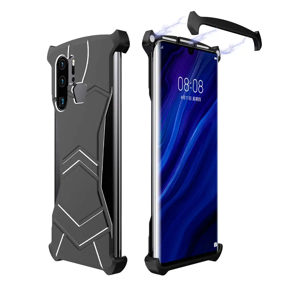 luxury Panther Aluminum Bumper Magnetic Frame Case for Huawei P30 Pro /p30 Lite Mate 20 Phone Adsorption Metal Fundas Cover |