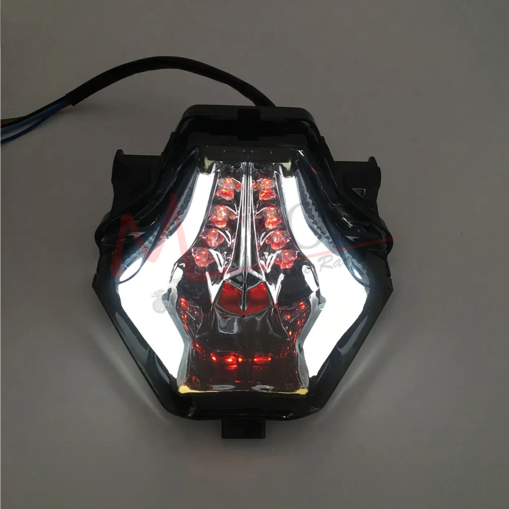 Motoo Интегрированный красный синий зеленый белый мотоциклетный светодиодный