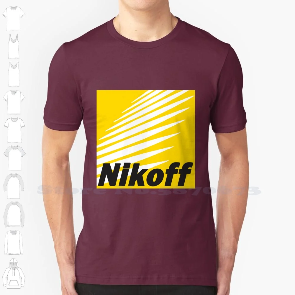 

Nikoff Graphic на заказ забавная футболка горячая Распродажа камеры Nikon Пародия юмор забавная комедия Canon Nikoff желтый логотип символ значок перо
