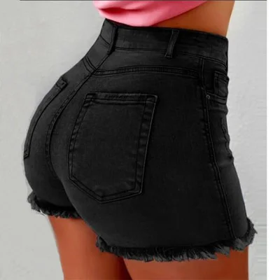 

Women's Jeans Shorts Tassel Hole High Waist Hot Wide Leg Pants Sports Wear For Women Gym Oodji Ropa Mujer Verano Dames Broek
