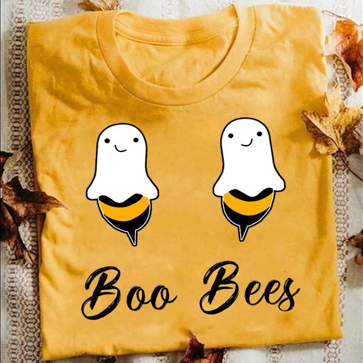 Забавная футболка Boo Bees костюм для пар на Хэллоуин забавная винтажная Мужская