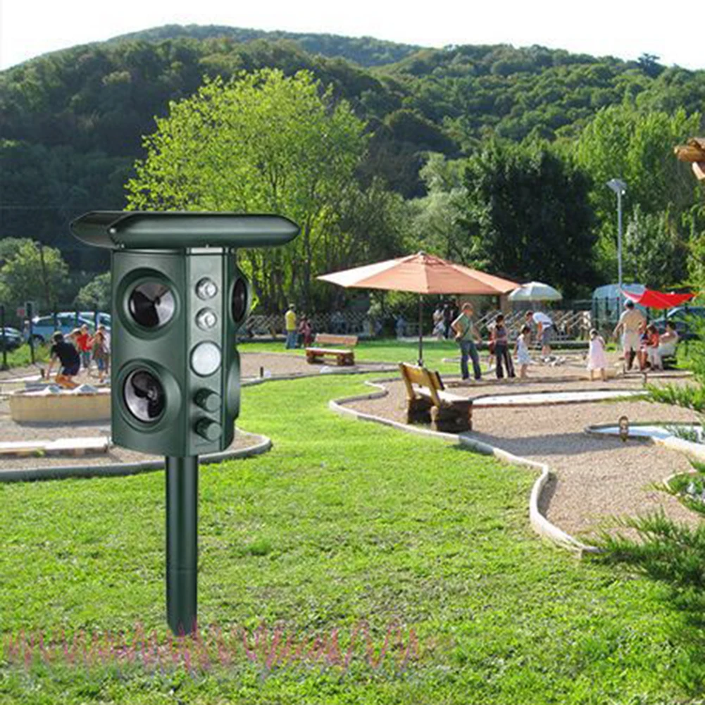 

Dropshipping Electronic Rat Cockroach Spider Pest Reject Ultrasonic Mosquito Repellers Solar for Household Bedroom Protection