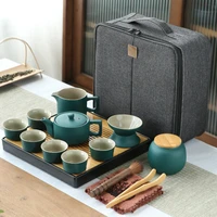 portable travel teaware sets ceramics vintage handmade creative simple chinese teaware sets service a the home kitchen db60cj
