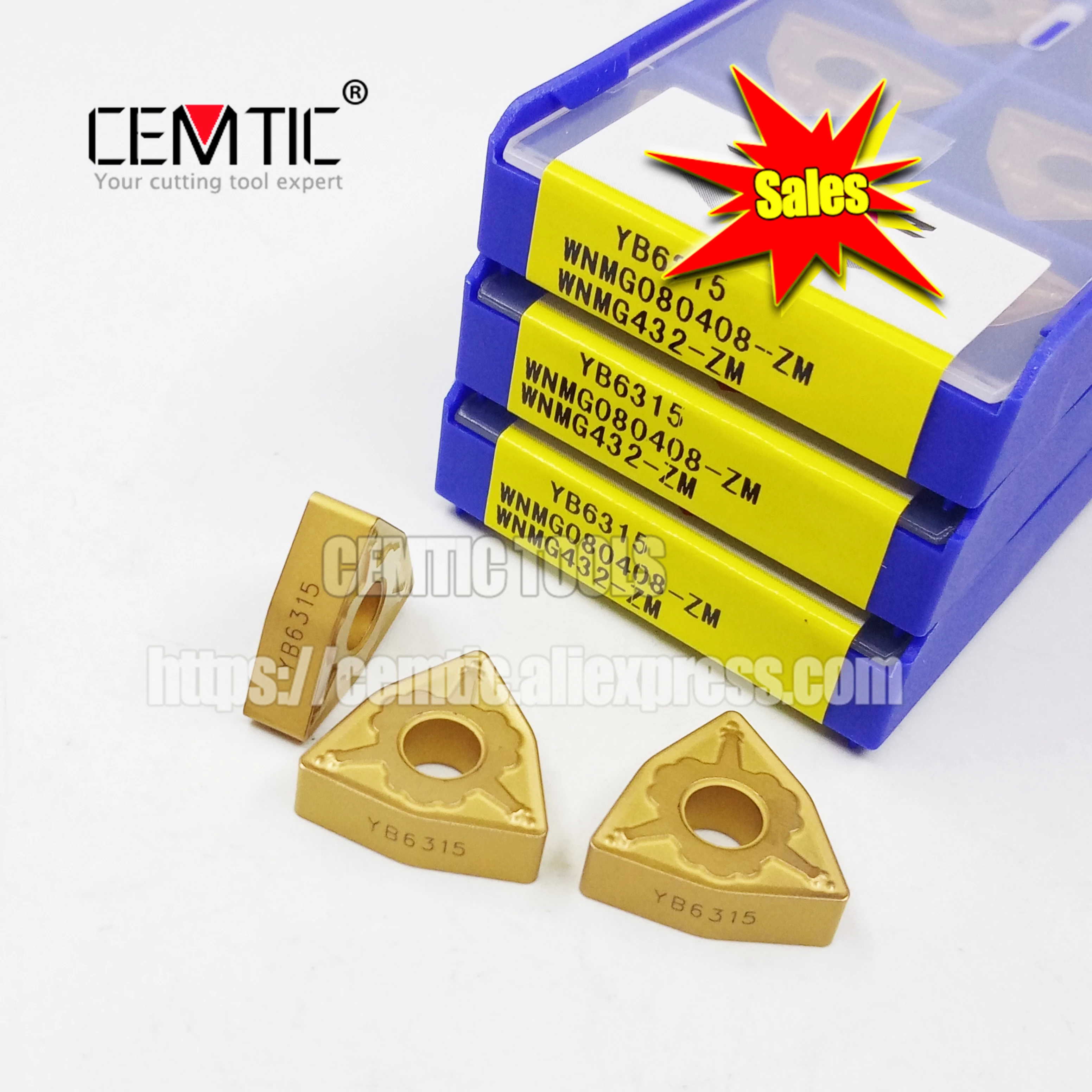 

50 шт. Φ YB6315 Токарные Вставки для стали