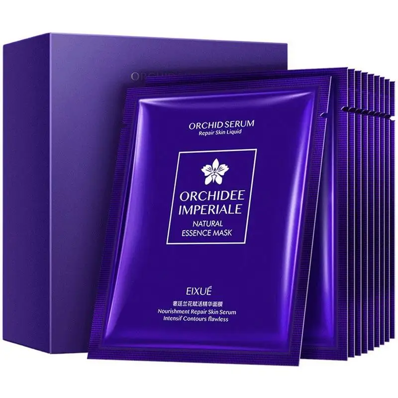 Роскошная маска для лица с орхидеей глубокого пополнения женская ухода за кожей