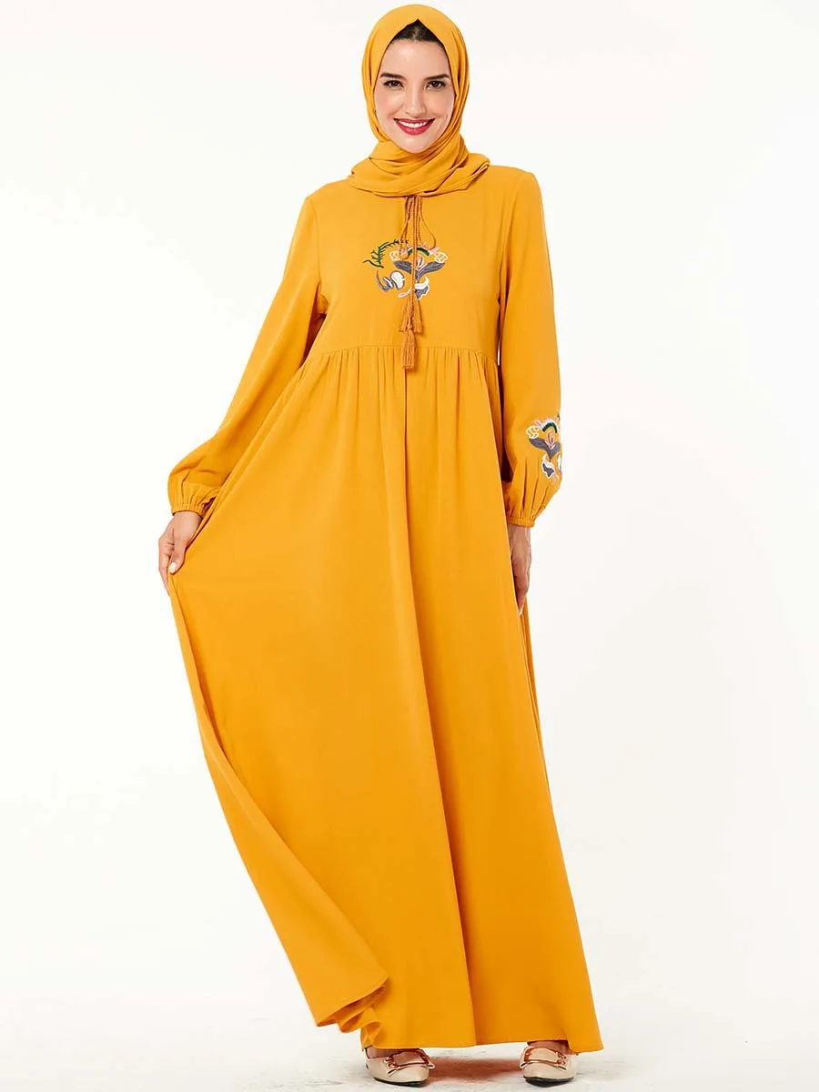 Islamc одежда мусульманские Дубай платья абайя размера плюс 4XL женские длинные