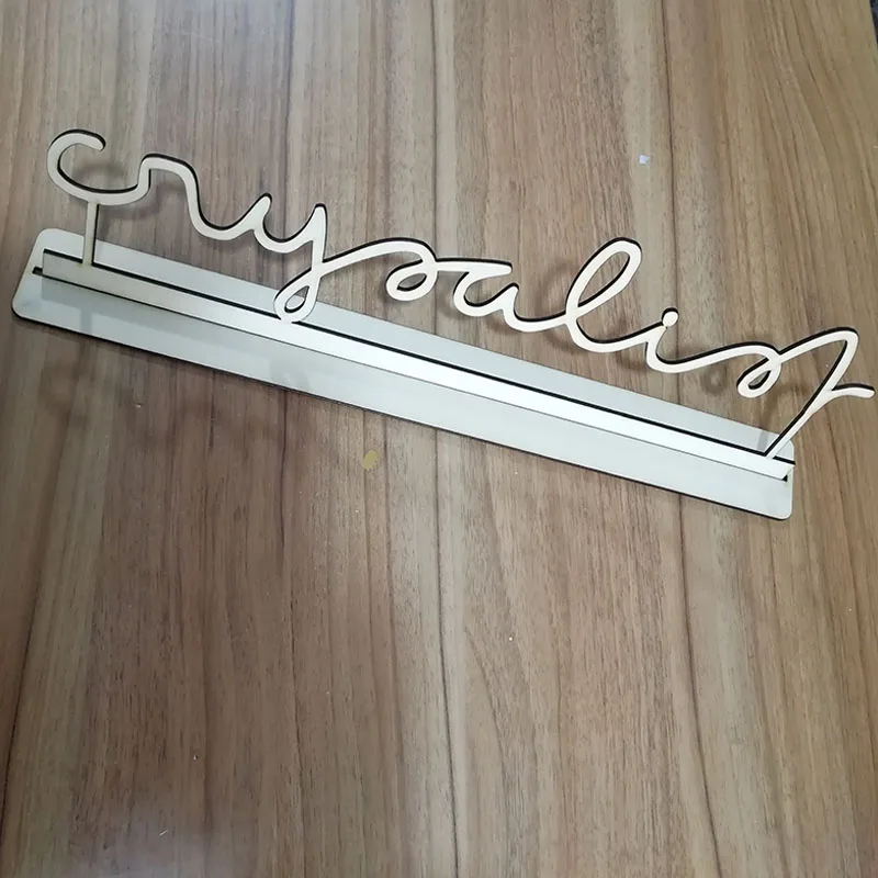 Настольный знак персонализированное свадебное украшение стола индивидуальное