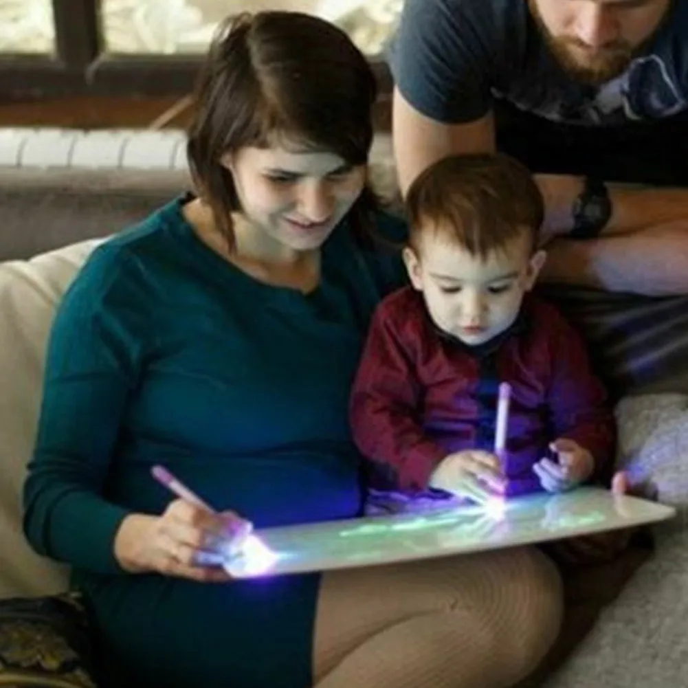 

Illuminated Light Drawing Board Toy Development Drawing Doodle Tablets Education Toys FKU66