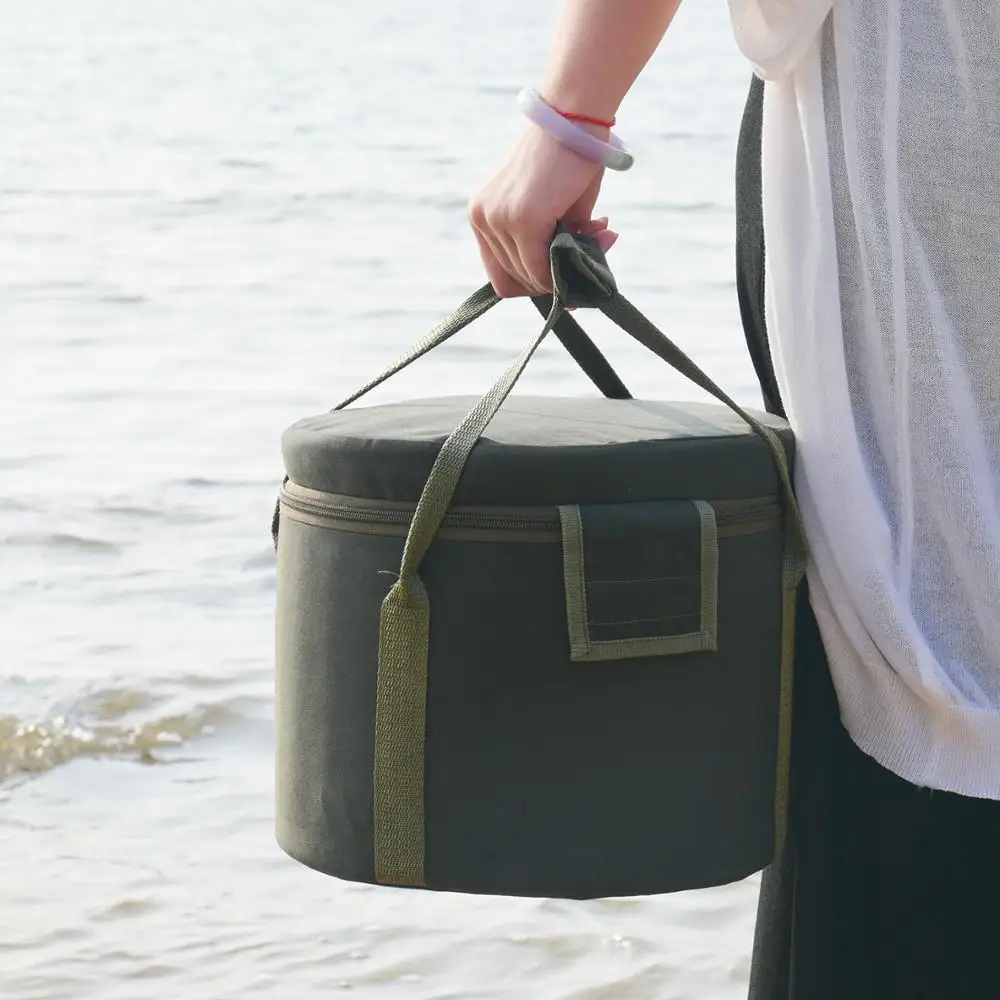 CVNC зеленая Холщовая Сумка для переноски хрустальных поющих мисок 9-10 дюймов |