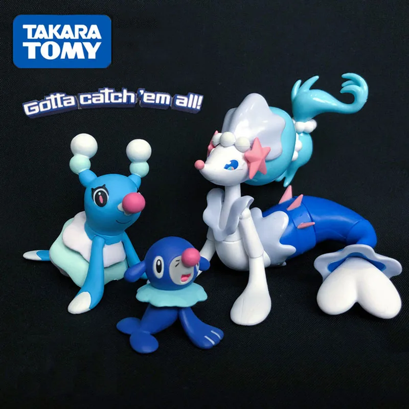 Takara Tomy аниме Popplio Brionne primарина фигурки куклы игрушки мультфильм Покемоны модели