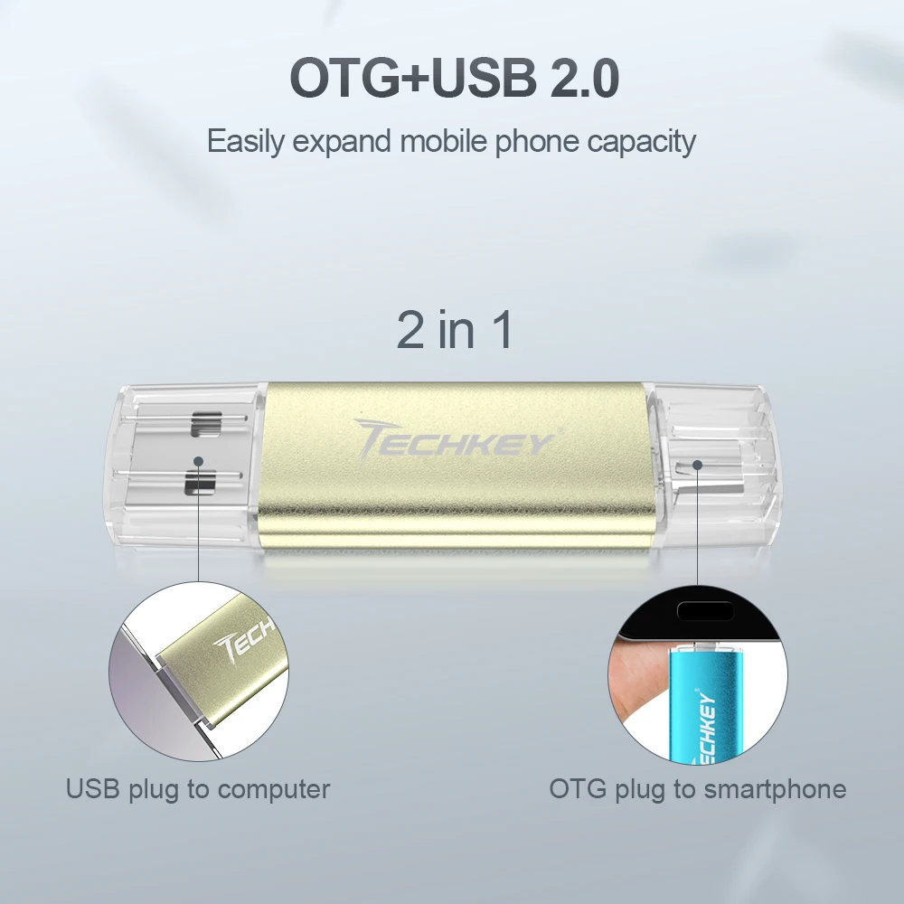 USB флеш накопитель флешка 16 ГБ 32 OTG для смартфона внешнее хранилище данных micro usb 4 8