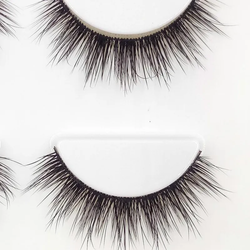 Накладные ресницы ручной работы 3 пары толстый объемный макияж инструменты для