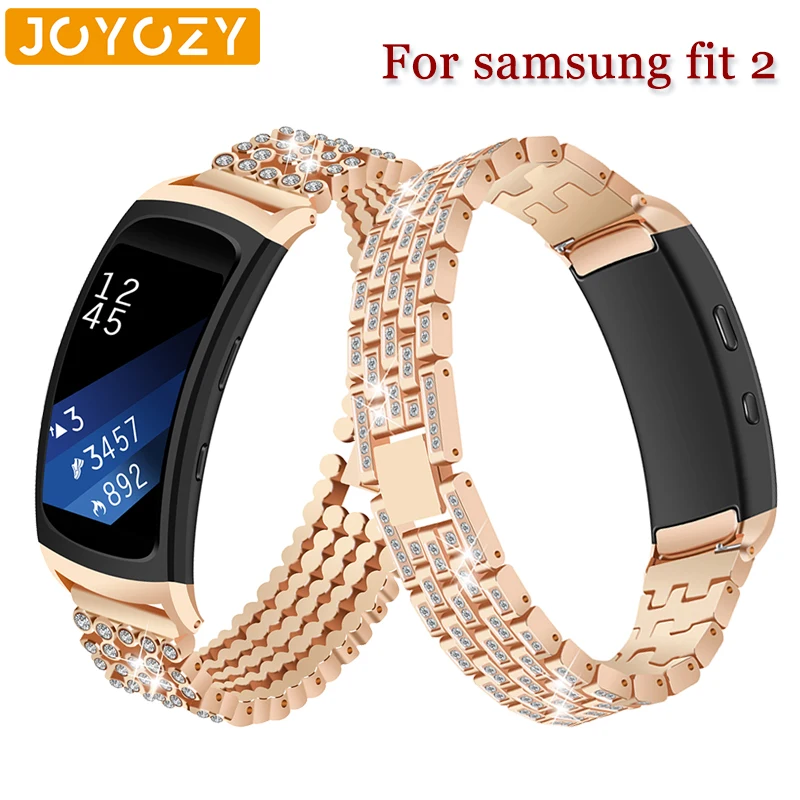 Ремешок для часов Samsung Gear Fit 2 Fit2 PRO аксессуары с кристаллами и стразами