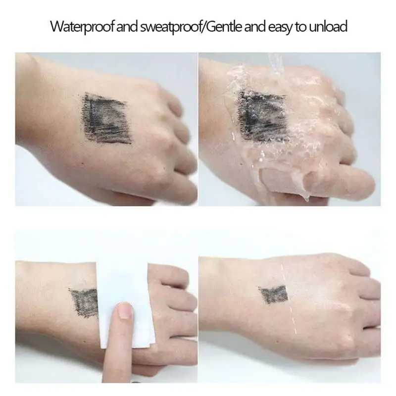 

Eyes Curling Waterproof Thick Mascara Silk Fiber Mascara Extension Long Up Curls Thick Eyelashes Make O0V6