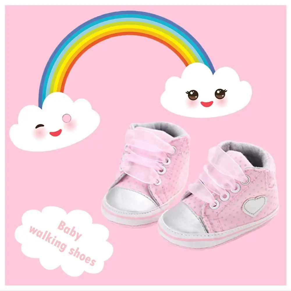 2020 модная обувь для маленьких девочек новорожденных первых шагов Мягкая подошва