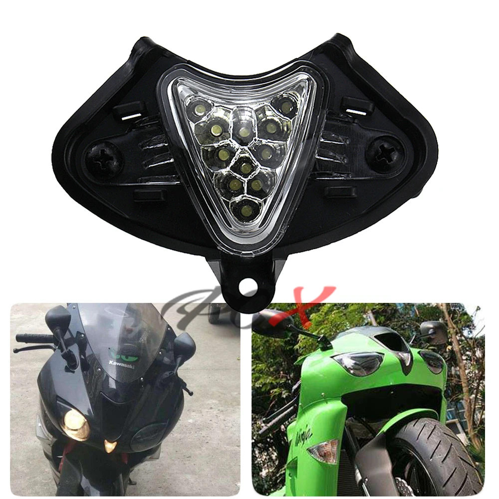 Для KAWASAKI ZX 6R ZX6R 2007 2008 передсветильник фара противотуманная передняя светодиодная