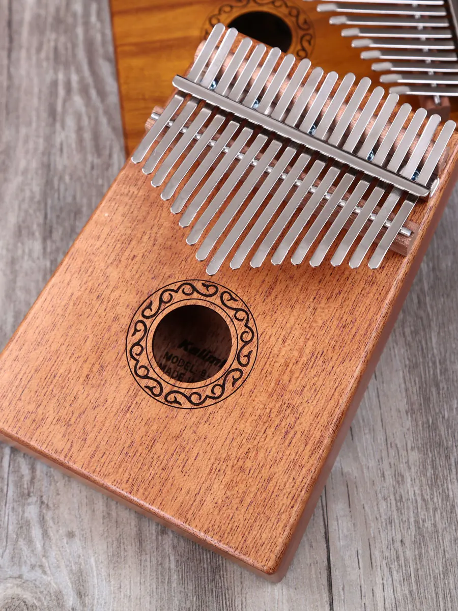 Kalimba 17 ключ большого пальца пианино из красного дерева высокого качества древесины Mbira Likembe ударный инструмент Африканский твердый калимбас для детей