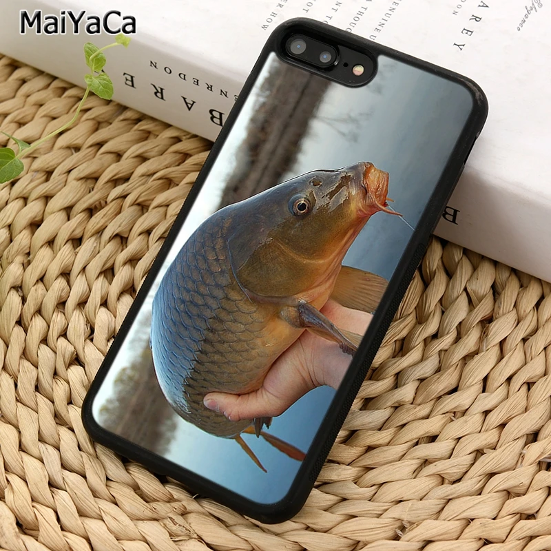 MaiYaCa базовый чехол для телефона ловли карпа iPhone X XR XS 11 12 Pro MAX 5 6 7 8 Plus Samsung Galaxy S5 S6 S7 S8