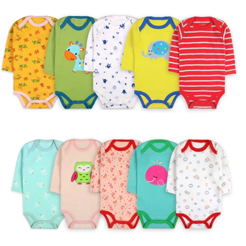 Baby Rompers Set Newborn Clothes Clothing Boys Girls Brand Cotton Jumpsuits Long Sleeve Coveralls Spring Autumn | Детская одежда и