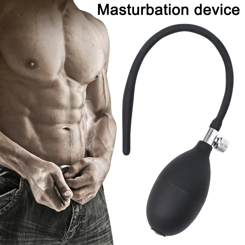 Сделано из медицинского силикона надувной расширитель члена силиконовый