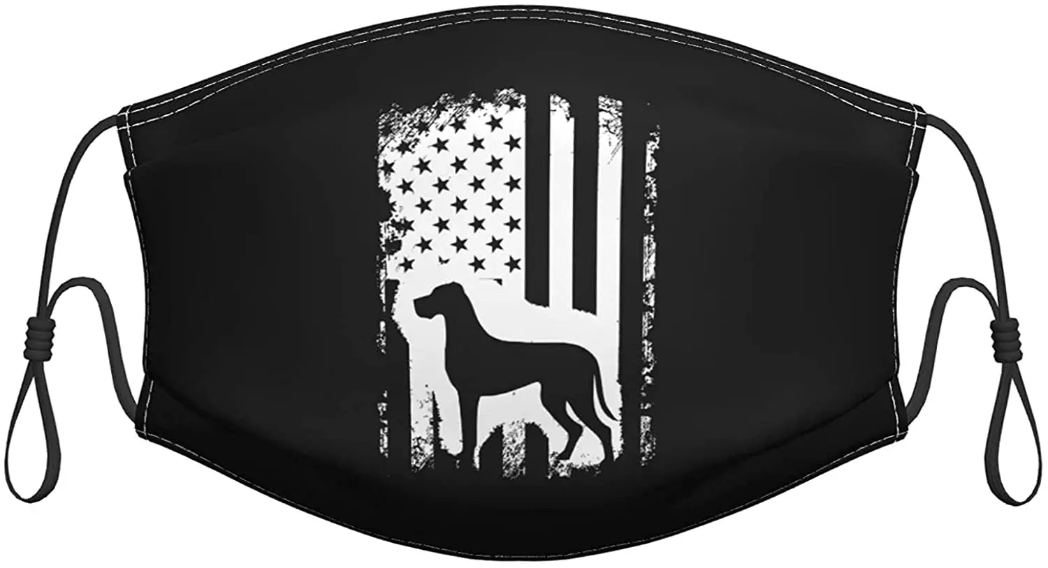 

Маска для лица многоразовая моющаяся с американским флагом