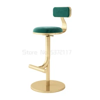 nordic home lift bar chair photo makeup round stool light luxury rotary backrest high chair