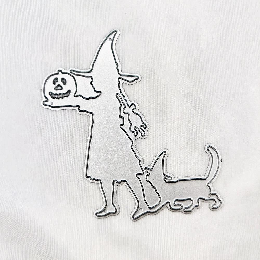 

Pumpkin Girl Metal Cutting Dies Scrapbooking Embossing Folders for DIY Album Card Making Craft Stencil Greeting Photo Paper