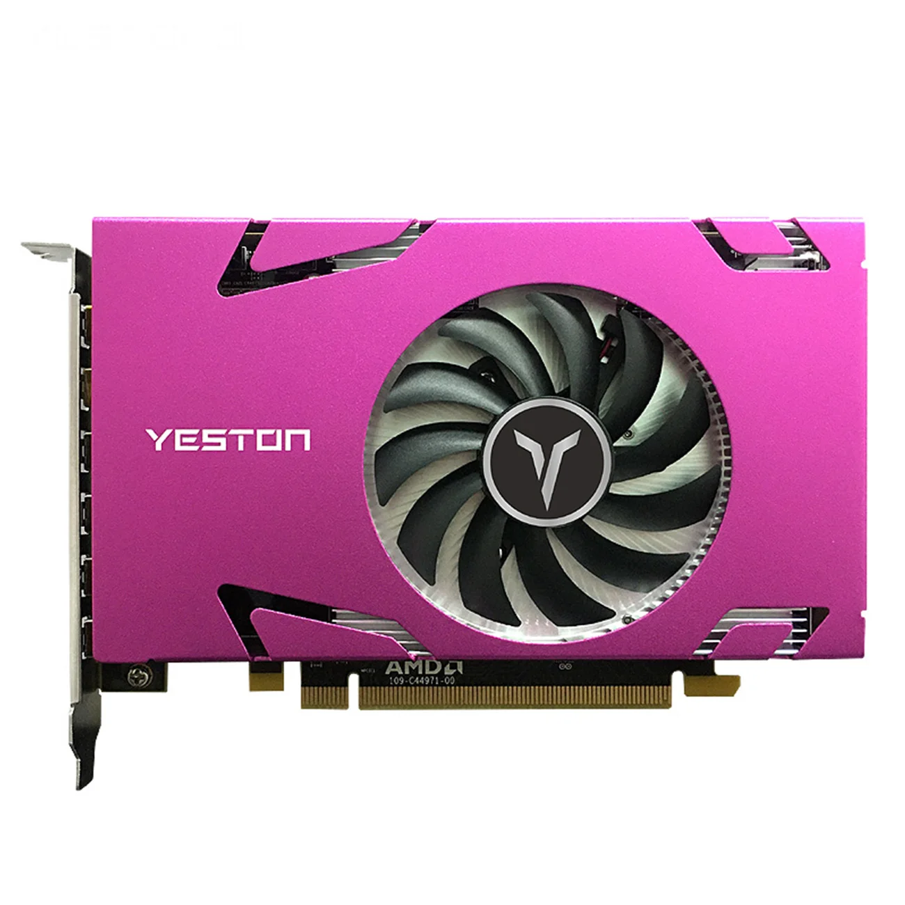 

Yeston Graphics Card R7 350 2G D5 6MINIDP 6-screen Support Split Screen 750/4000MHz 2G/128bit/GDDR5 with 6 Mini DP Ports