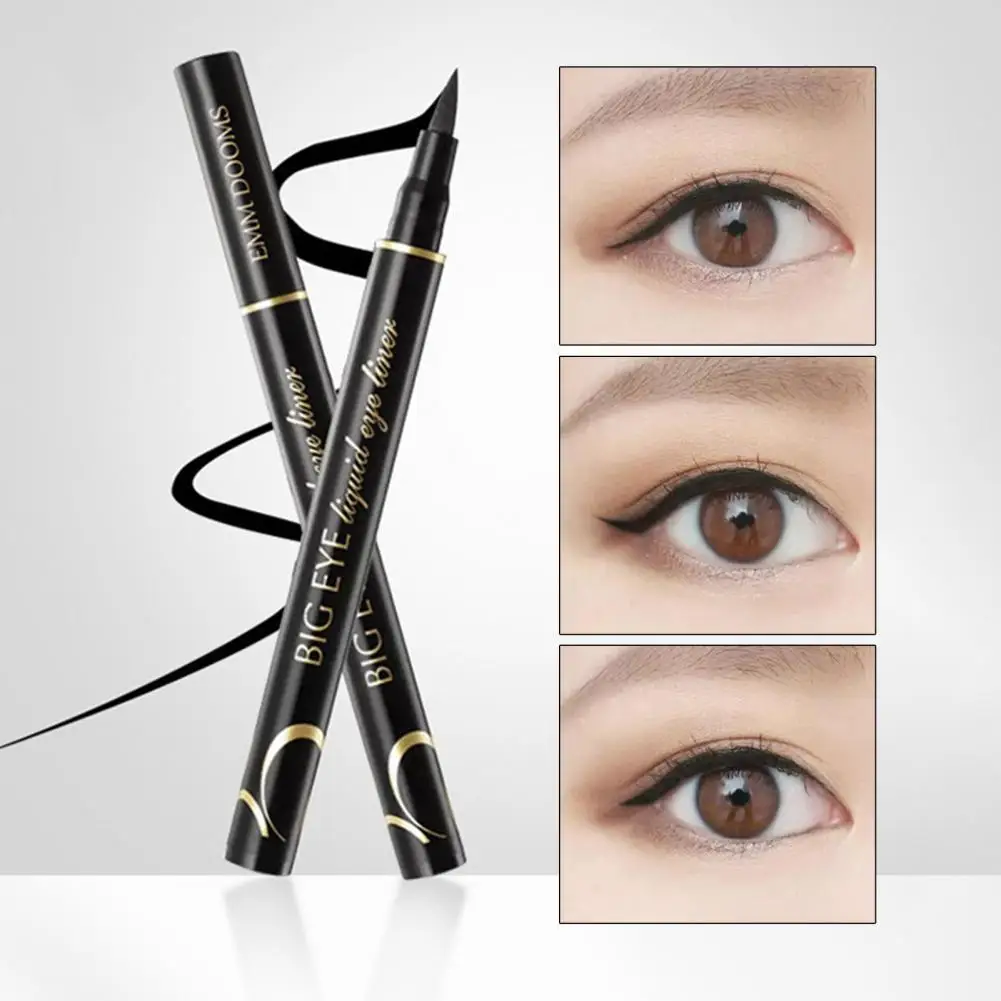 

Black Eyeliner Liquid Pen Waterproof Long Lasting Quick Drying Smooth Makeup Beauty Tools Eye Liner Pencil Sweatproof Cosmetics