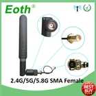 EOTH 2,4g 5,8g антенна 8dbi sma Розетка wlan Wi-Fi двухдиапазонный маршрутизатор tp link антенна IPX ipex1 SMA Штекерный Удлинительный кабель