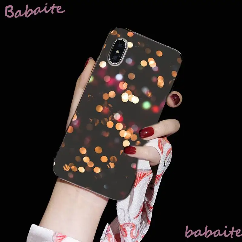 A8 Babaite Merry christmas зимний красивый светильник с узором чехол для телефона для iPhone 8 7 6 6S Plus X XS MAX 5 5S SE XR 11 11pro 11promax - Цвет: A8