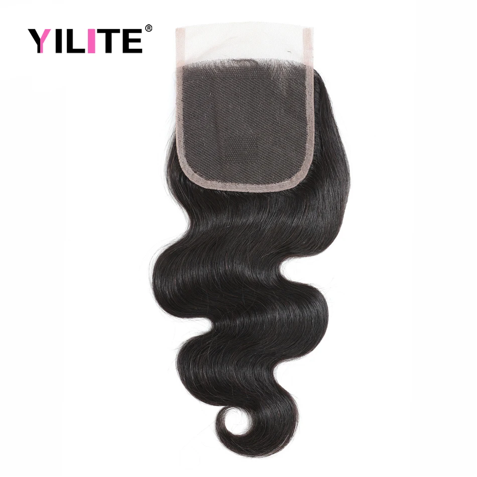 

Body Wave 4x4 Lace Closure Made With 100% Bralizian Human Hair 22 Inch Long Remy Hair Swiss Lace Closure Preplucked For Women