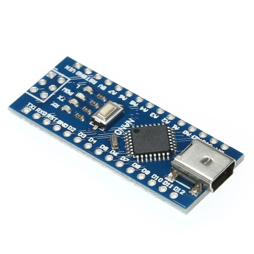 плата микроконтроллера. ардуино нано 168 pa. плата микроконтроллера. плата микроконтроллера. микроконтроллер с монтажной платой.