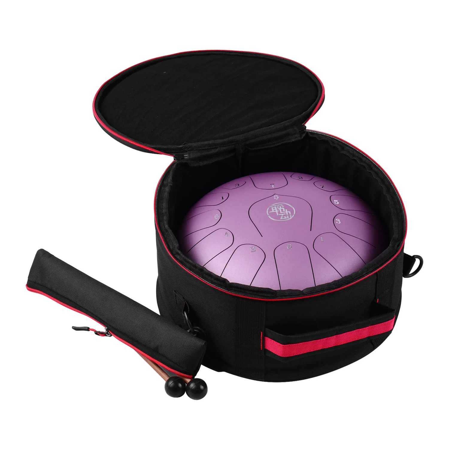 11 дюймовый стальной барабан для языка 13-Notes C-Key перкуссионный с маллетами сумка