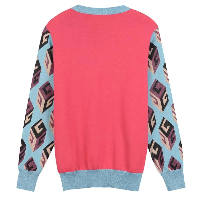 Весенне-осенний шелковый свитер с тигровым принтом женский тонкий и свободный