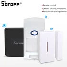 SONOFF RF мост 433 МГц Wi-Fi беспроводной датчик движения PIR2 умный дом DW1 датчик сигнализации для дверей и окон умный дом для Google Home