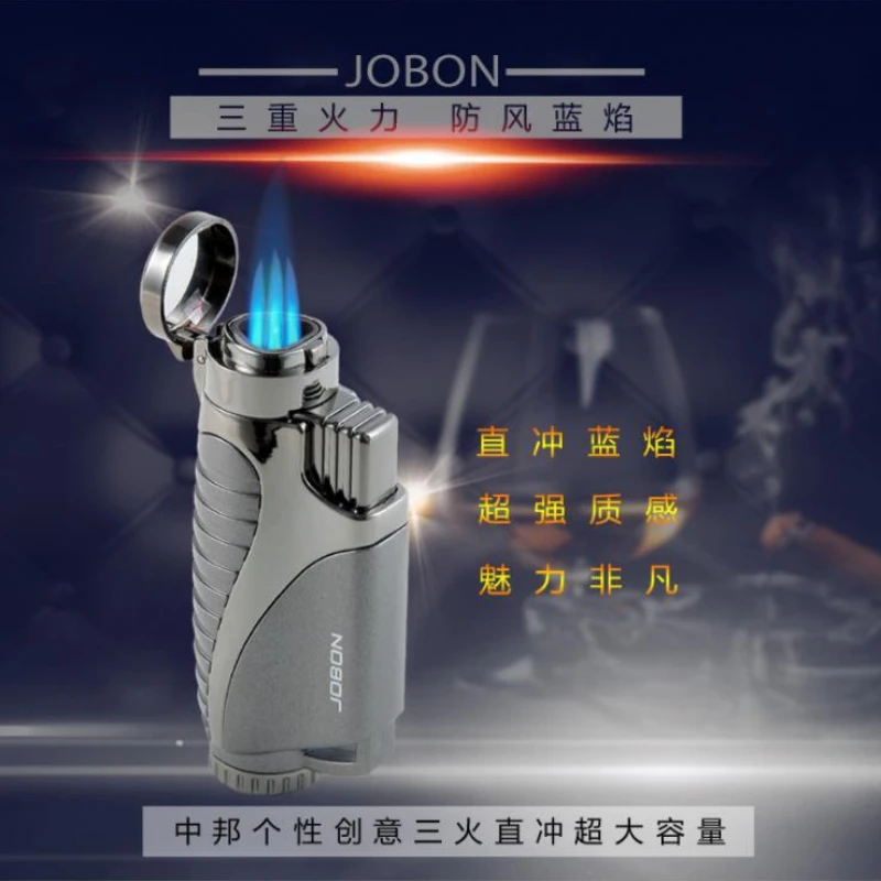 

Moxibustion Welding Torch Outdoor Barbecue Straight Into The Windproof Igniter Creative Cigar Lighter Lighters Smoking