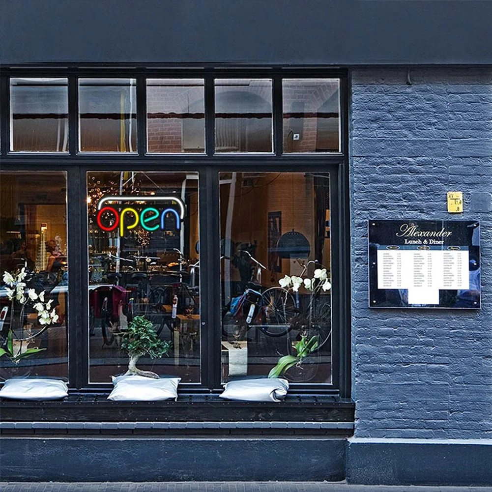 Декоративная стена бара ресторана визуальный подвесная цепь неоновый