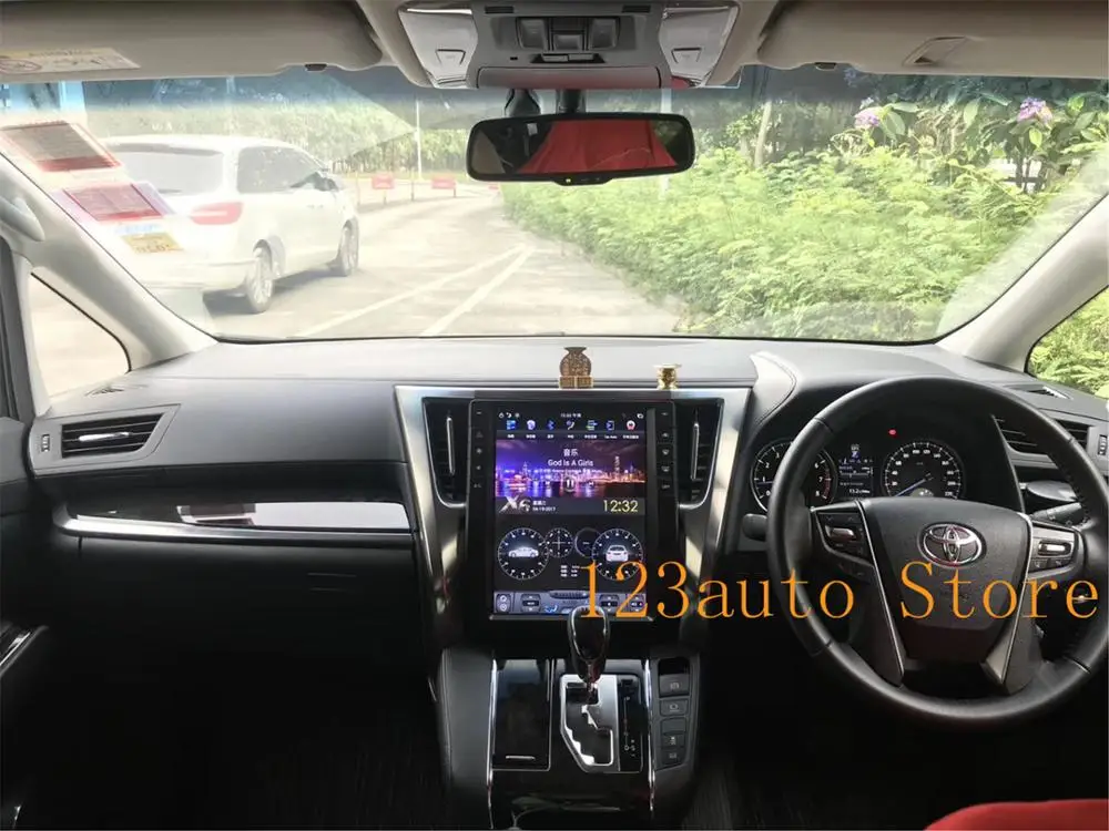 13 дюймов вертикальный экран Tesla стиль Android 8,1 Авто DVD gps навигатор плеер для TOYOTA Alphard ips PX6