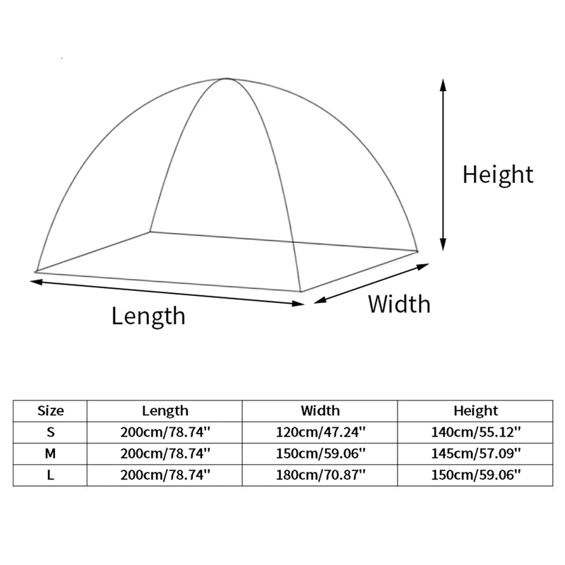 Переносная противомоскитная сетка однодверная без установки складная
