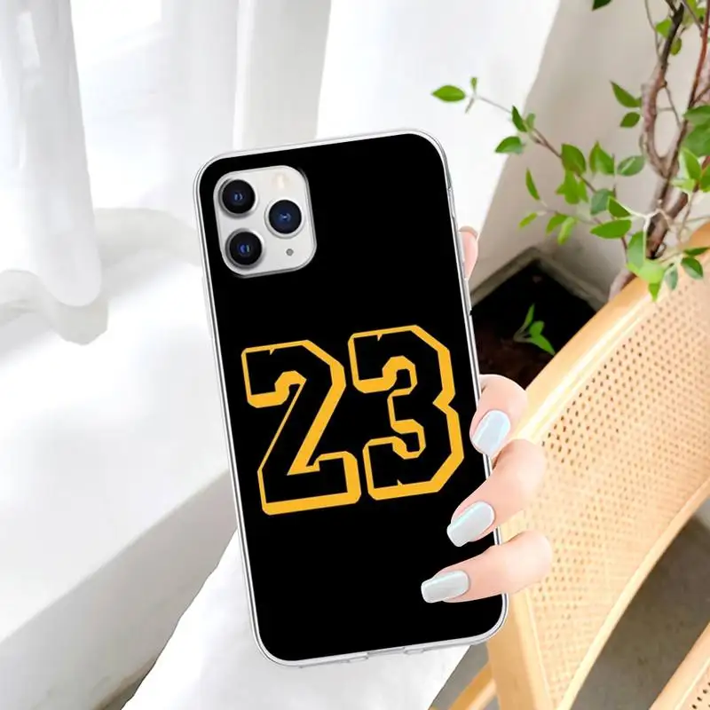 

Basketball Number 23 24 Legend Transparent Mobile Phone Case For Huawei P20 P40 Lite P30 Pro P Smart 2019 Honor 10 10i 20 Lite