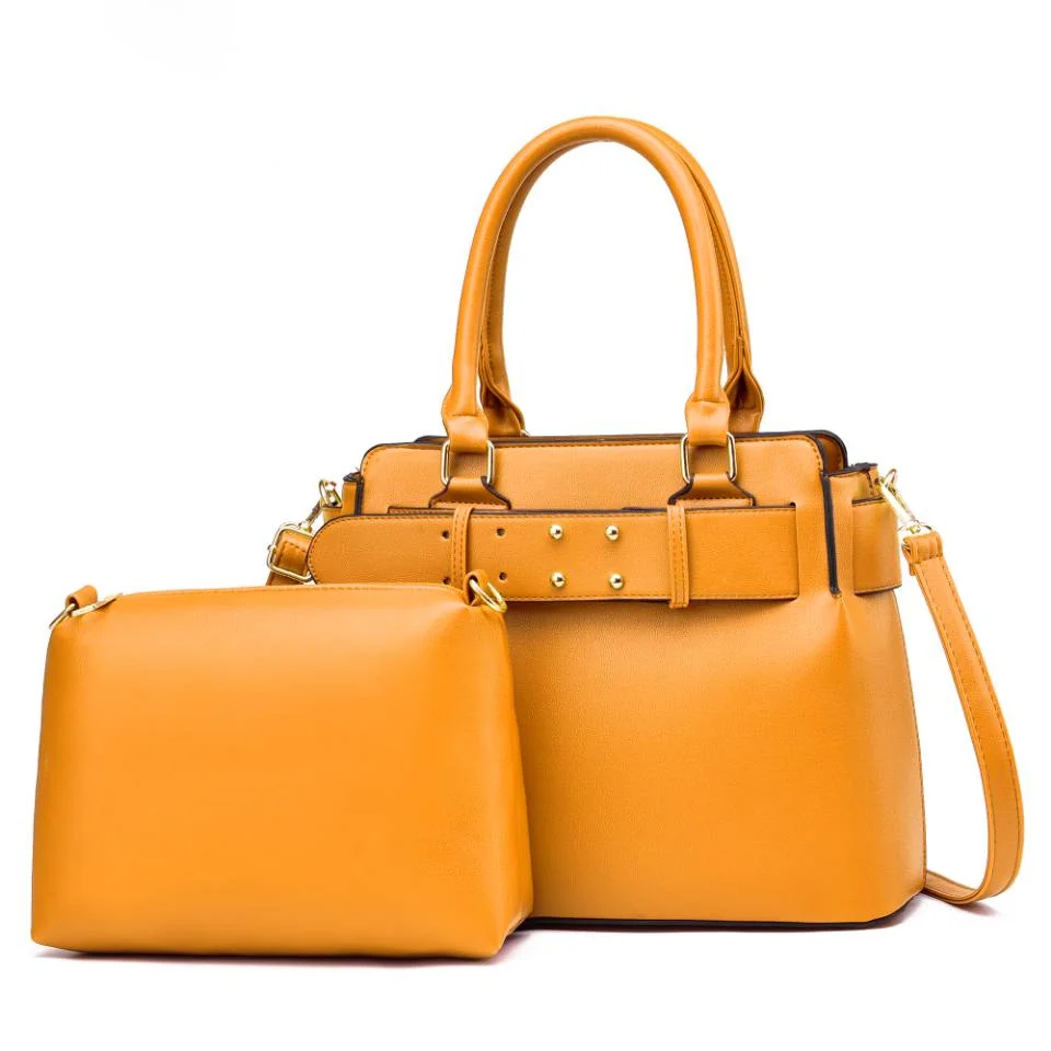 

DL0325 Belt Decoration Women's Handbag Shoulder Bag Free Small Wallet